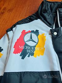 smanicato giacca logo Mercedes Benz stampato uomo 