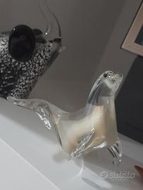 Foca collezione vetro Murano orig vintage '70 oro