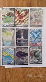 Lotto carte pokémon art e ex
