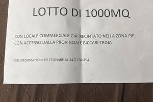 Lotto 1000 mq