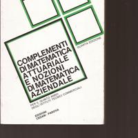 Pubblicazione Complementi di Matematica Attuariale