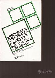 Pubblicazione Complementi di Matematica Attuariale