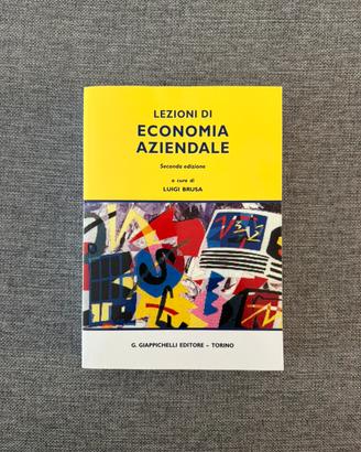 Libro “Lezioni di economia aziendale”