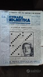 Settimana enigmistica anno 1954