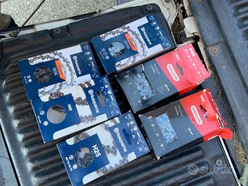 Catene e barra per motosega nuove