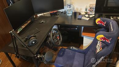 Sedia playseat x redbull con logitech g29 gaming