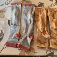 4 paia gambaletti elastici donna con cerniera