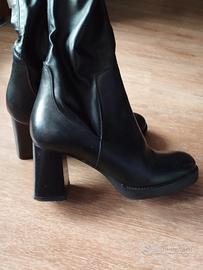 Stivali donna Neri Vera pelle POLLINI 