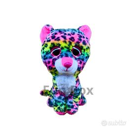 Peluche Leopardo Morbido 22cm con Occhi Lucidi