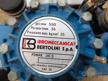 Pompa irroratrice per motocoltivatore