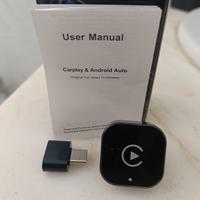 Apple CarPlay Wireless + Android Auto Box USB Auto
