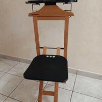 Sedia "Servitore" porta abiti della Foppapedretti