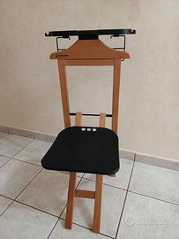 Sedia "Servitore" porta abiti della Foppapedretti