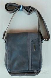 Roncato Borsello a Tracolla in Pelle e tessuto