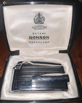 Accendino Ronson con custodia