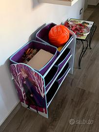 Tavolino e portagiocattoli frozen