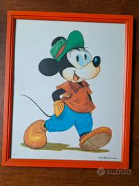 Quadretto Topolino Walt Disney Production