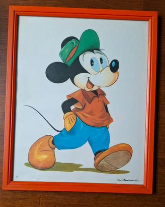 Quadretto Topolino Walt Disney Production