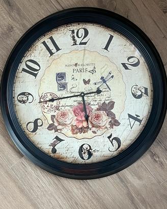 Orologio da Parete vintage floreale stile Shabby