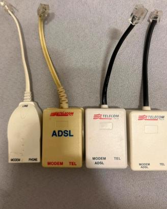 4 Filtri ADSL telefono RJ 11