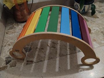 Arco Dondolo Arcobaleno in legno
