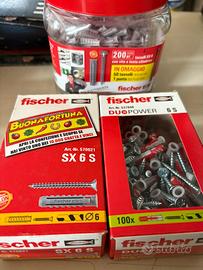 Materiale vario, tasselli, pressacavo, viteria