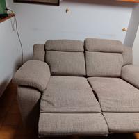 divano due posti reclinabile 