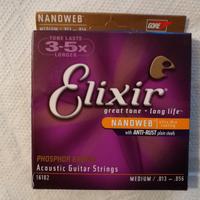 Corde chitarra acustica ELIXIR NANOWEB