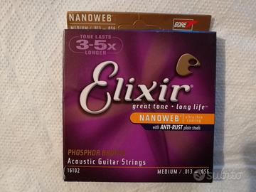 Corde chitarra acustica ELIXIR NANOWEB