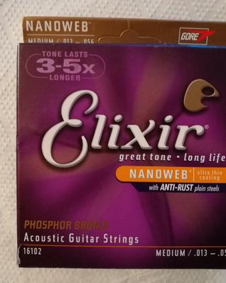 Corde chitarra acustica ELIXIR NANOWEB