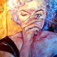 dipinto olio su tela,cm 70 x 50