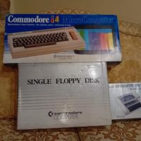 Commodore 64 + Single floppy disk + 1530 datassett