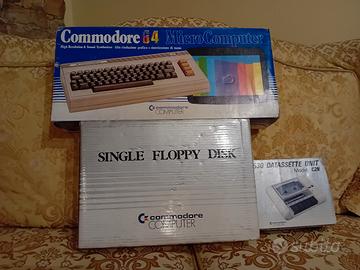 Commodore 64 + Single floppy disk + 1530 datassett