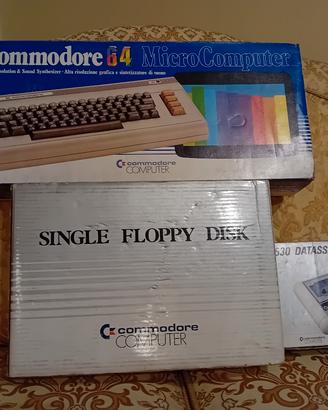 Commodore 64 + Single floppy disk + 1530 datassett