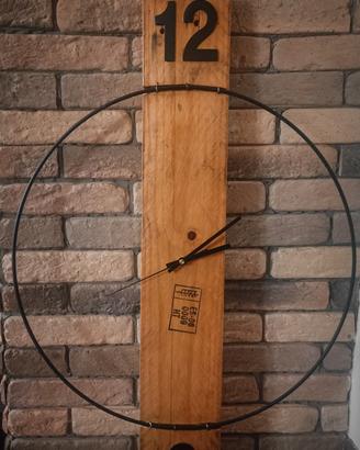 Orologio da parete stile industriale artigianale