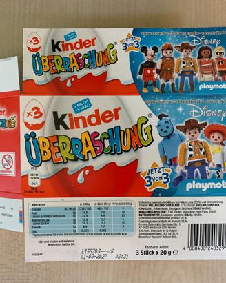Scatola Kinder Sorpresa Austria - Disney Playmobil