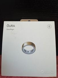 OURA RING 4- PLACCATO ORO  SIZE  6