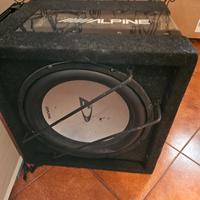 subwoofer alpine 800watt