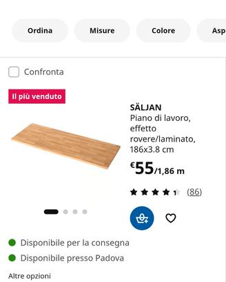 top/ piano cucina ikea