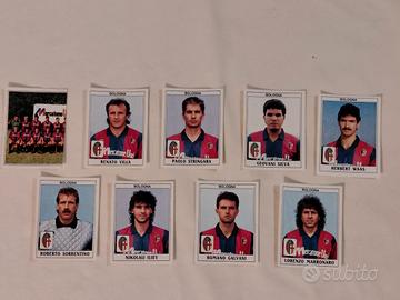 9 figurine Panini Bologna 1989/90 velina original 