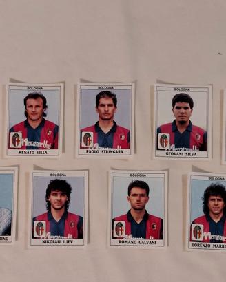 9 figurine Panini Bologna 1989/90 velina original 
