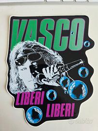 Adesivo Vasco Rossi anni 80 LIBERI LIBERI