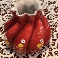 Vaso ceramica  col. rosso Gualdo Tadino, I.C.A.P.
