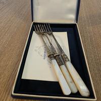 Forchettine epoca vittoriana con certificato
