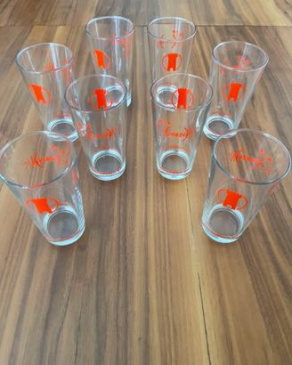 Set 8 bicchieri da collezione Birra del Borgo