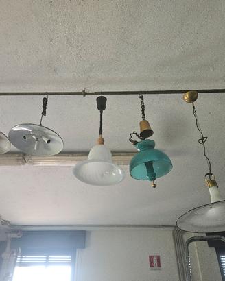 lampadari e boccie anni 70 nuove 