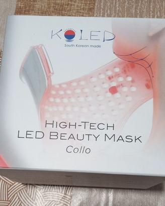Maschera LED per il trattamento collo
