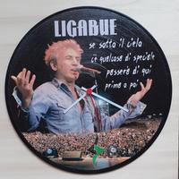 Orologio vinile omaggio a Luciano Ligabue 