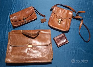 Lotto The Bridge pelle vintage – 2 borse + 24 ore 