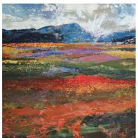 Acrilico su tela “Castelluccio di Norcia”